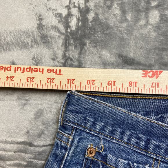 Levi's Vintage 501XX Original Fit Jeans Men's Size 46x32 Blue Denim - Picture 4 of 14